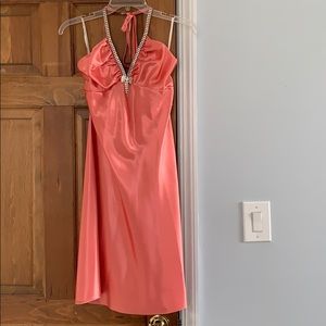 Short Coral formal dress